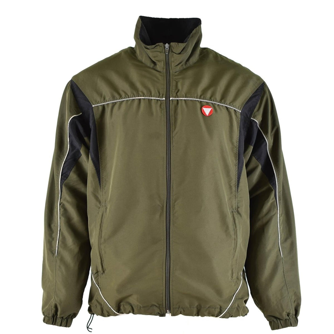 Autentico tuta per allenamento dell'esercito austriaco Sports Vintage Od Green
