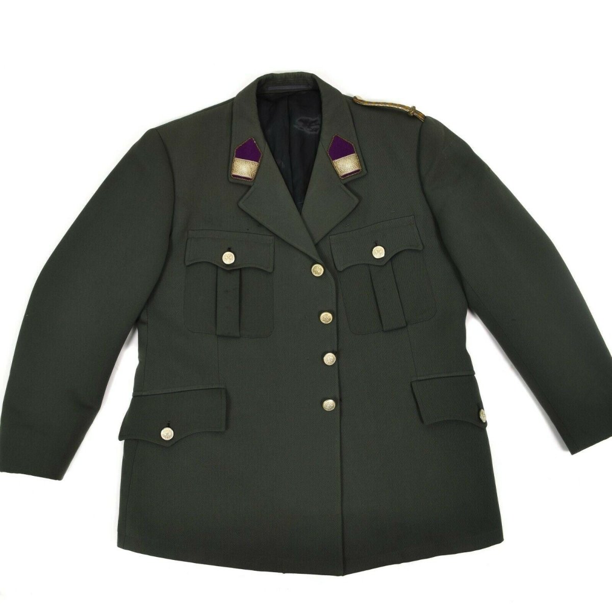 Giacca formale uniforme dell'esercito austriaco autentico problema militare grigio