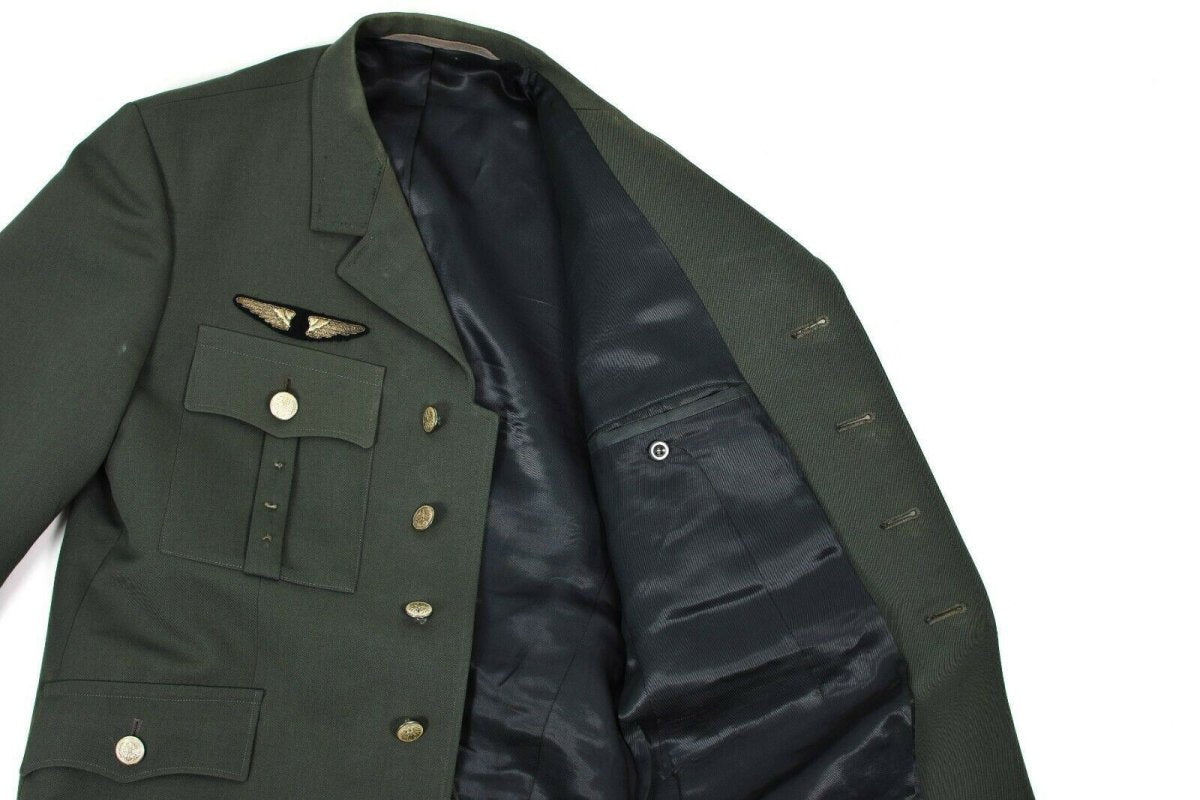 Giacca formale uniforme dell'esercito austriaco autentico problema militare grigio
