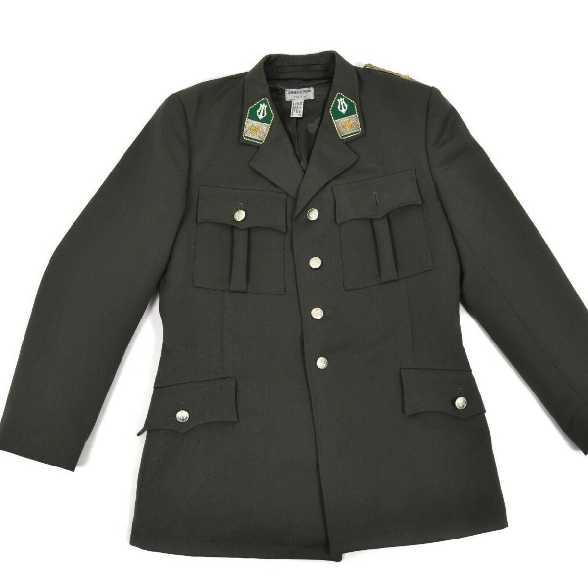 Giacca formale uniforme dell'esercito austriaco autentico problema militare grigio