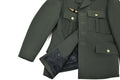 Giacca formale uniforme dell'esercito austriaco autentico problema militare grigio