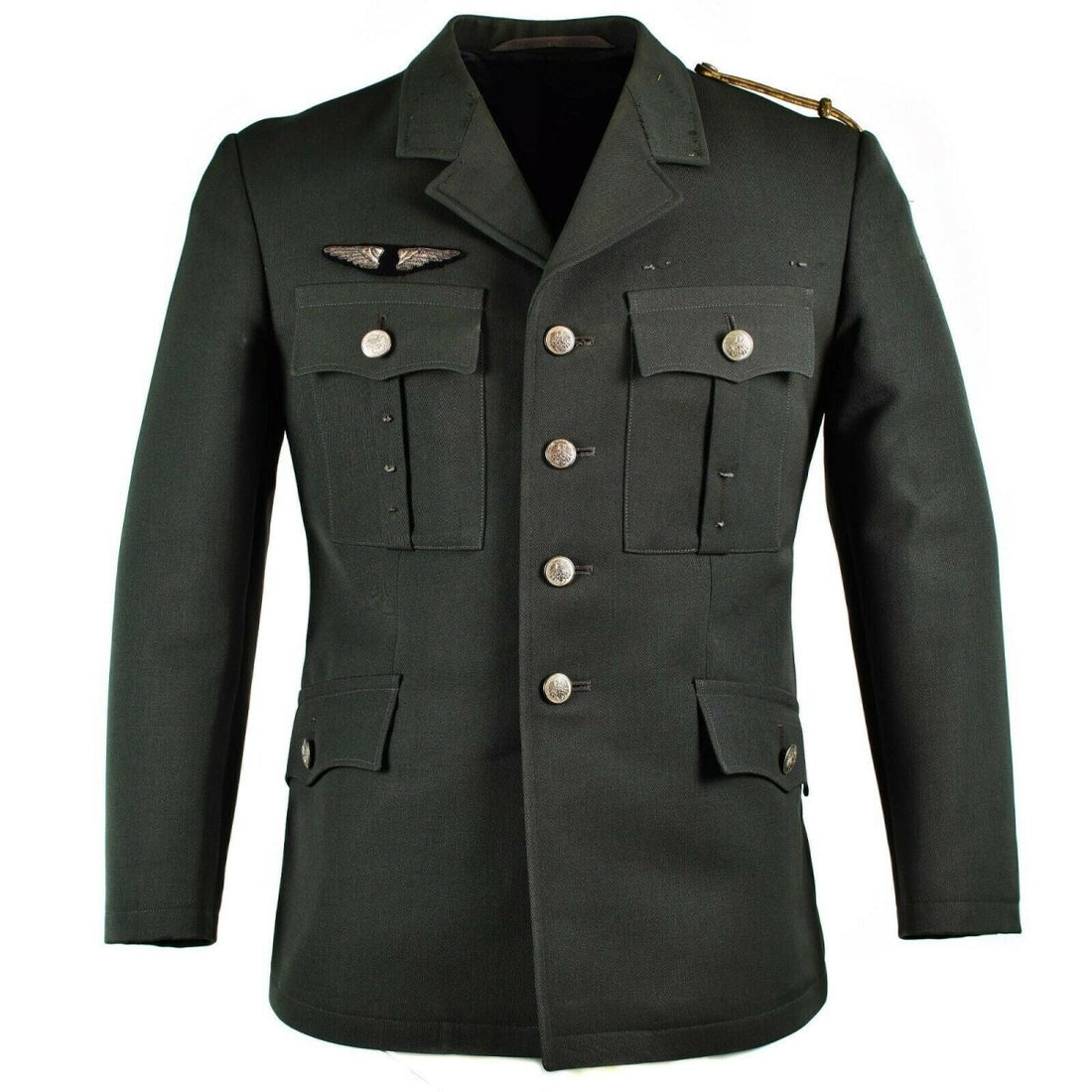 Giacca formale uniforme dell'esercito austriaco autentico problema militare grigio