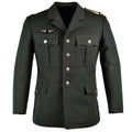 Giacca formale uniforme dell'esercito austriaco autentico problema militare grigio