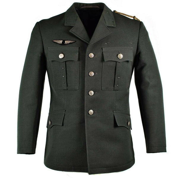 Giacca formale uniforme dell'esercito austriaco autentico problema militare grigio