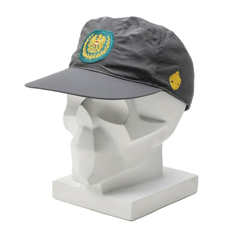 Autentico militare austriaco grigio grigio gretex ad armonia copricapo pieghevole copricapo nuovo