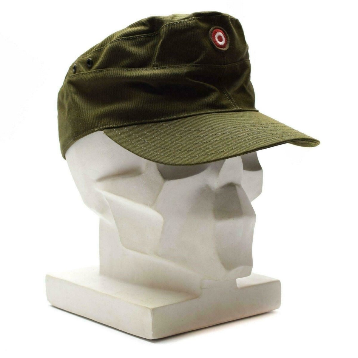Autentiche truppe militari austriache Field Cap Cap Olive OD Austria Cappello da combattimento