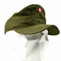 Autentiche truppe militari austriache Field Cap Cap Olive OD Austria Cappello da combattimento