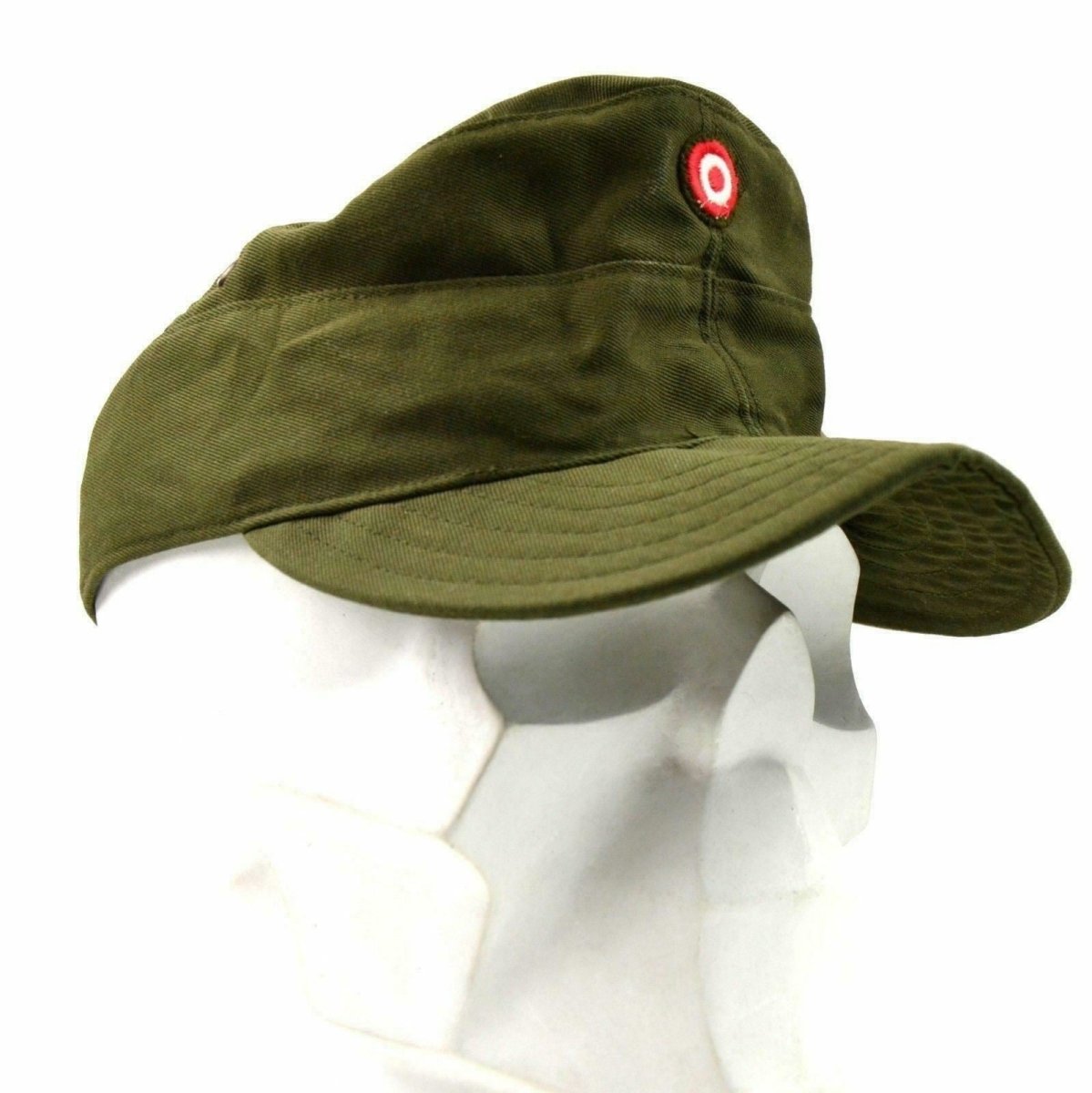 Autentiche truppe militari austriache Field Cap Cap Olive OD Austria Cappello da combattimento