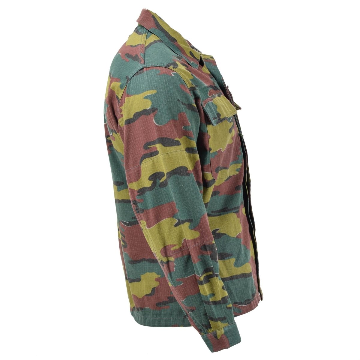 Autentica camicia da combattimento dell'esercito belga camicia per camicetta strappata in surplus militare
