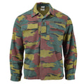 Autentica camicia da combattimento dell'esercito belga camicia per camicetta strappata in surplus militare