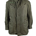 Guida vera campo dell'esercito belga m64 cotone militare impermeabile parka olive nuovo