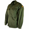 Guida vera giacca da campo dell'esercito belga BDU SHIRT OLIVE COMBATTO MILITARO NUOVO