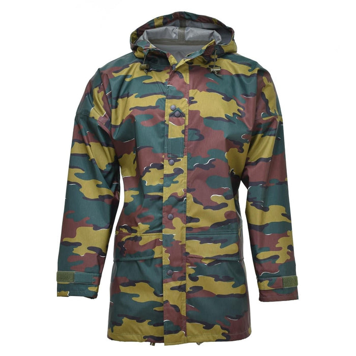 PARKA CON CAPPUCCIO JIGSAW IMPERMEABILE IN GORETEX SEYNTEX ORIGINALE DELL'ESERCITO BELGA NUOVO - GoMilitar