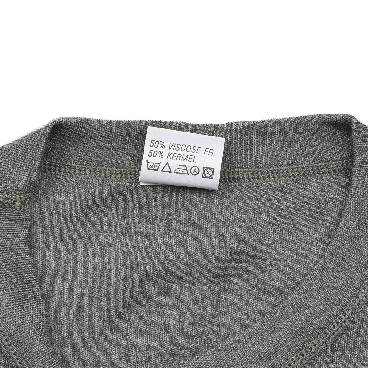 Genuina maglietta militare belga Maglie grigia termica camicie fiamma resistono nuove