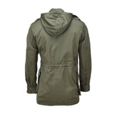 Guida militare Belgium Guida truppe di campo di oliva bdu con cappuccio parka vintage nuovo