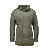 Guida militare Belgium Guida truppe di campo di oliva bdu con cappuccio parka vintage nuovo