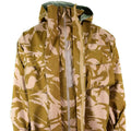 Guida di combattimento dell'esercito britannico Desert Desert Camo MVP Goretex Pioggia impermeabile Nuova