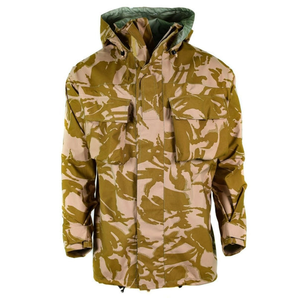 Guida di combattimento dell'esercito britannico Desert Desert Camo MVP Goretex Pioggia impermeabile Nuova