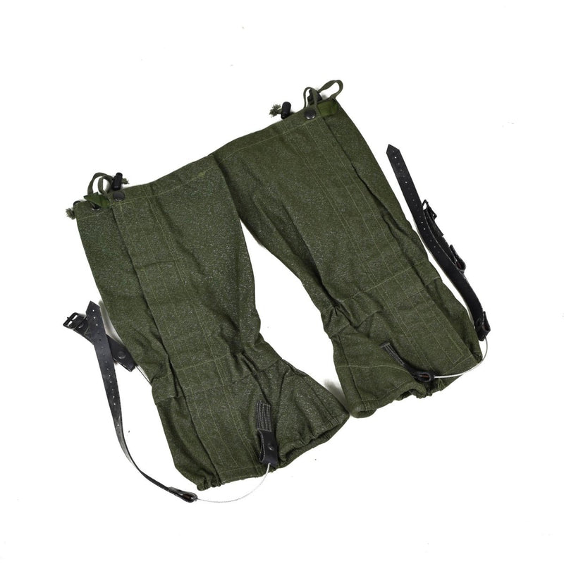 Genuine British army Gaiters canvas OD olive hiking military surplus combat NEW - GoMilitar