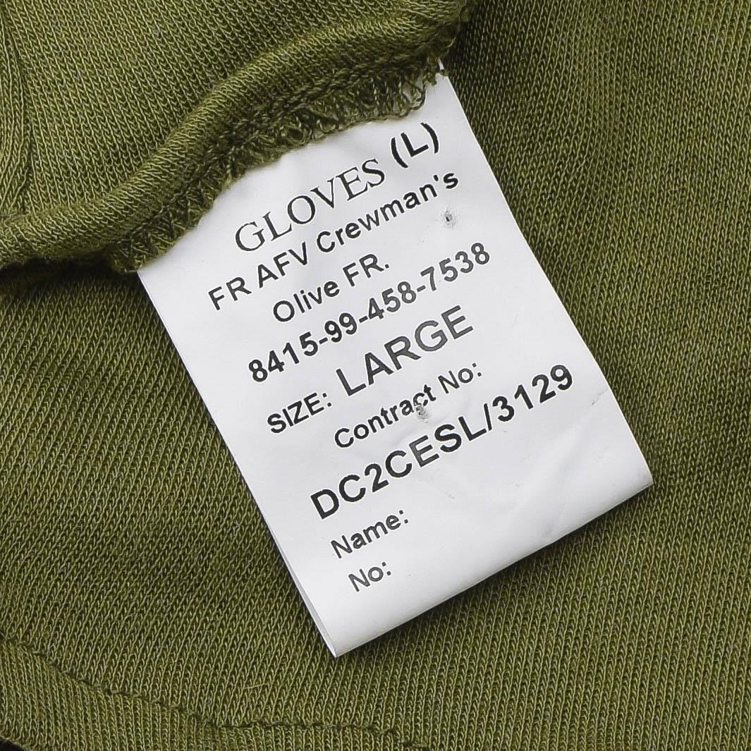 Guidi guanti dell'esercito britannico scaldini a mano olive guanti in fibra resistenti al fuoco Nuovi