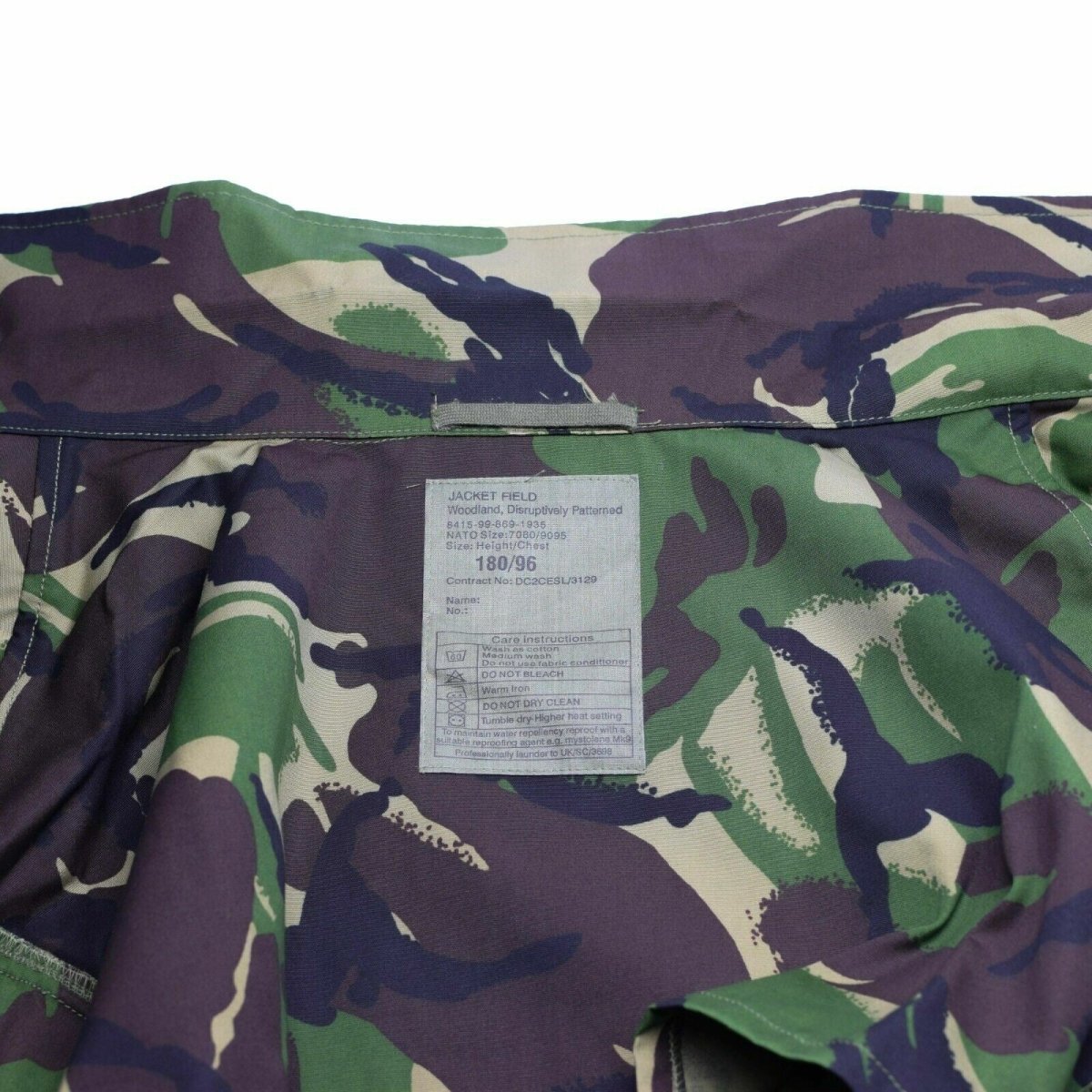Guido combattimento della giacca dell'esercito britannico dpm mimetico giungla militare parka 95