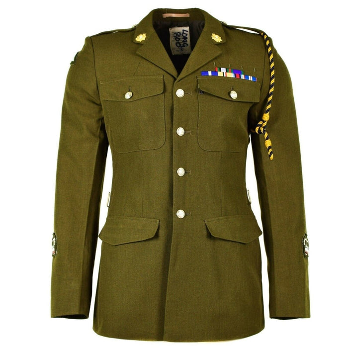 Giacca formale autentica uniforme dell'esercito britannico Olive Khaki OD edizione militare - GoMilitar