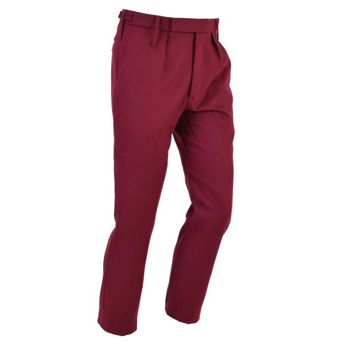 Pantaloni genuini dell'uniforme dell'esercito britannico vestono i pantaloni bordeaux degli ussari royale - GoMilitar