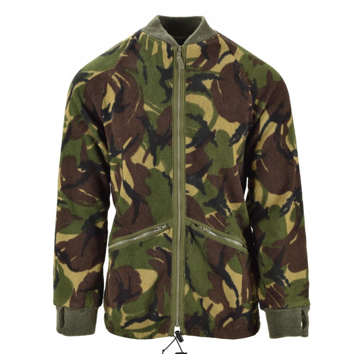 Guida vera British Cardigan Army Termal Fleece DPM Camo Jumper Men Zip-up