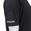 T-shirt della polizia funzionale britannica vera maglietta nera traspirabile