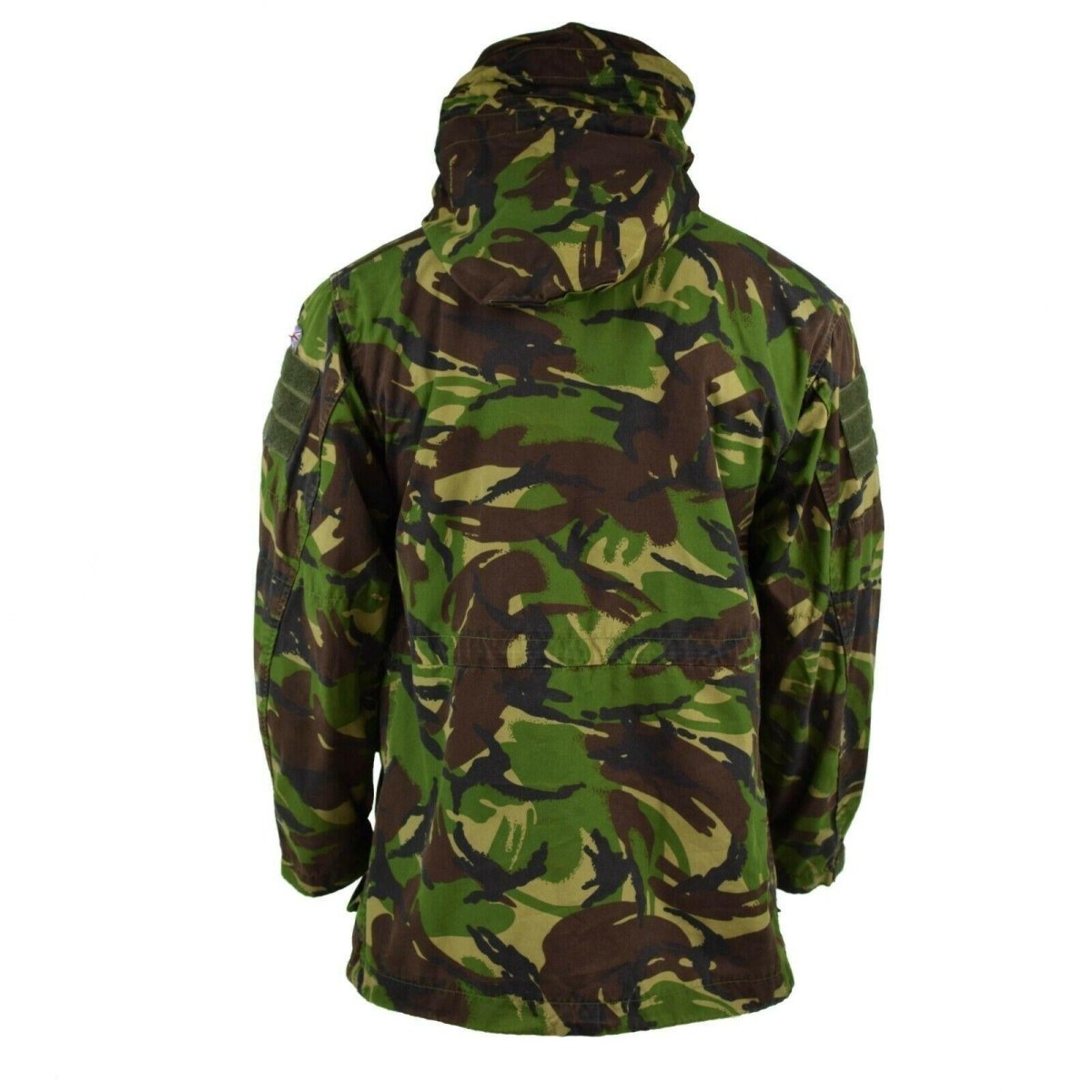 Guida vera e propria giacca da combattimento militare britannico con cappuccio con cappuccio DPM Camo