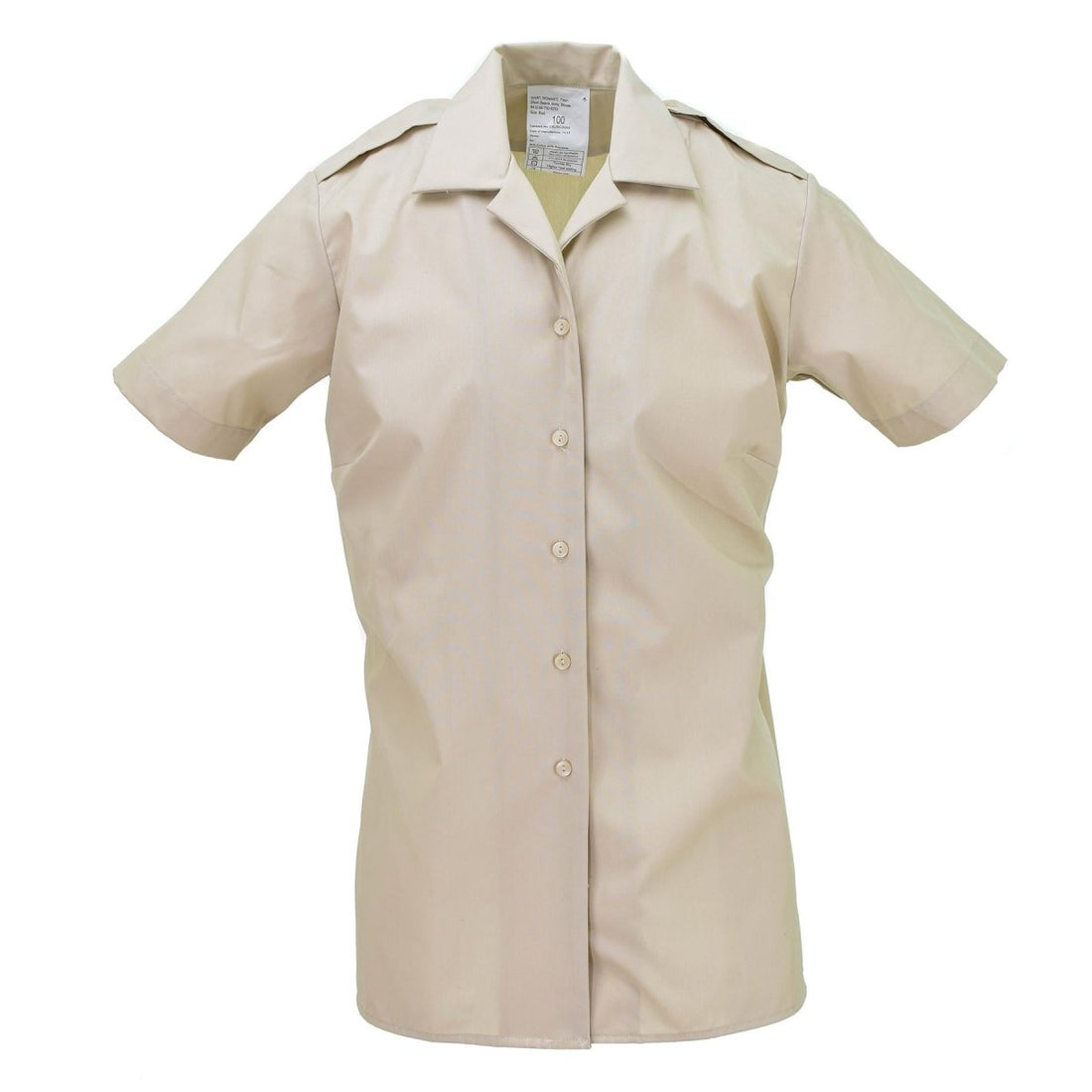 Genuina camicetta da donna militare britannica Kaki Abito formale Army Shirts Nuovi