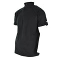 T-shirt della polizia britannica vera nero traspirante con zip gust a zip