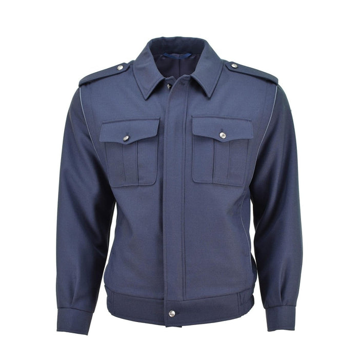 Giubbotto camicetta militare casual con bottoni argentati in autentico giubbotto blu dell'esercito ceco NOVITÀ - GoMilitar