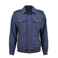 Giacca blougia blu militare ceca autentica bottoni dorati bottoni casual army blouson nuovo