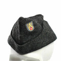 Genuino cappello di lana di lana dell'esercito danese combattimento del campo di guarnigione del cappello degli anni '50