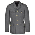 Guida vera giacca danese Army Army Grey Military Overplus Uniform Dress Officer