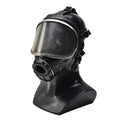 Autentico dragatore panorama nova face maschera pompiere gas pieno respiratore nero