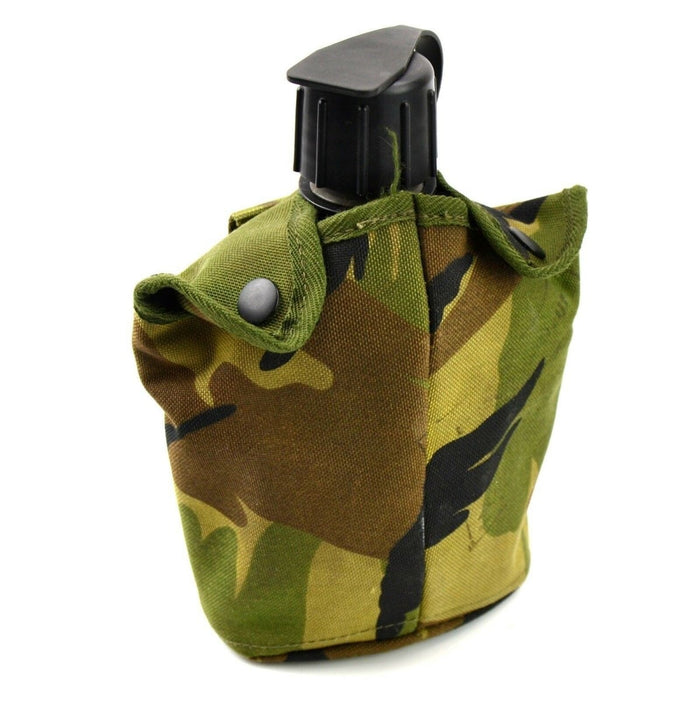 Mensa autentica dell'esercito olandese con custodia e coperchio per tazza in acciaio inossidabile Alice Clips - GoMilitar