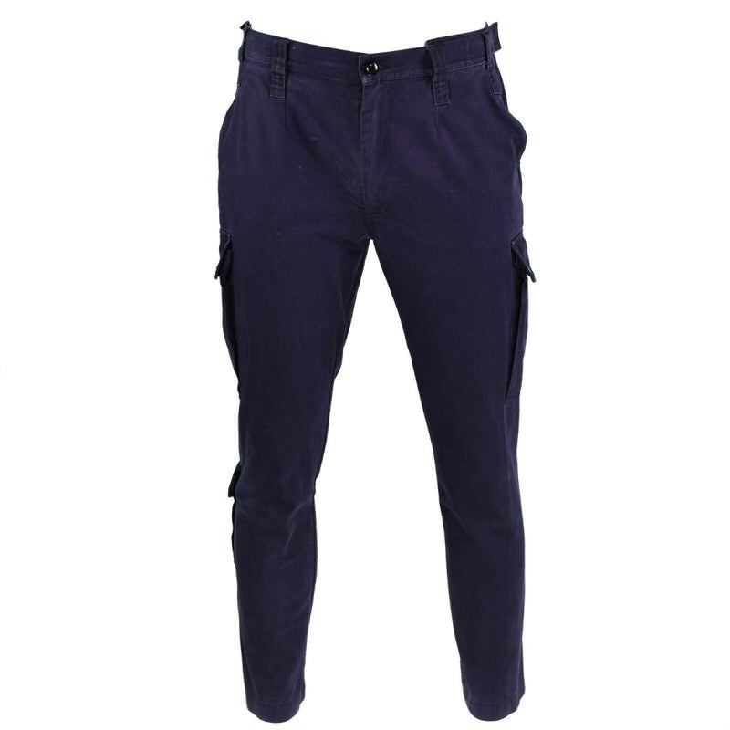 Pantaloni dell'esercito olandese genuino combattere i pantaloni della missione tattica militare blu