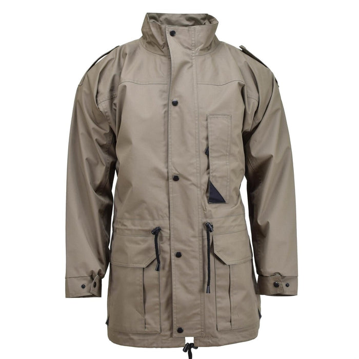 Parka autentico dell'esercito olandese con fodera OD cappotto verde giacca da ufficiale da uomo color kaki NUOVO - GoMilitar