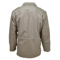 Genuino parka dell'esercito olandese con giacca per cappotto di rivestimento Kaki tasche abbottonate