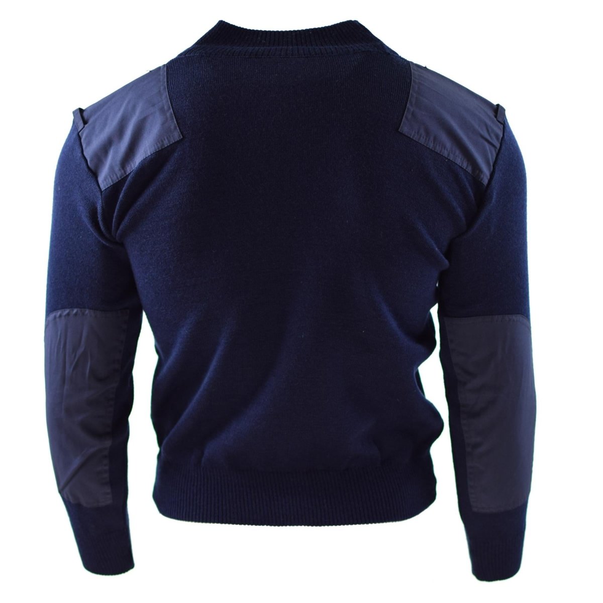 Genuino ufficiale del collo militare per maglione blu.