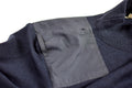 Genuino ufficiale del collo militare per maglione blu.