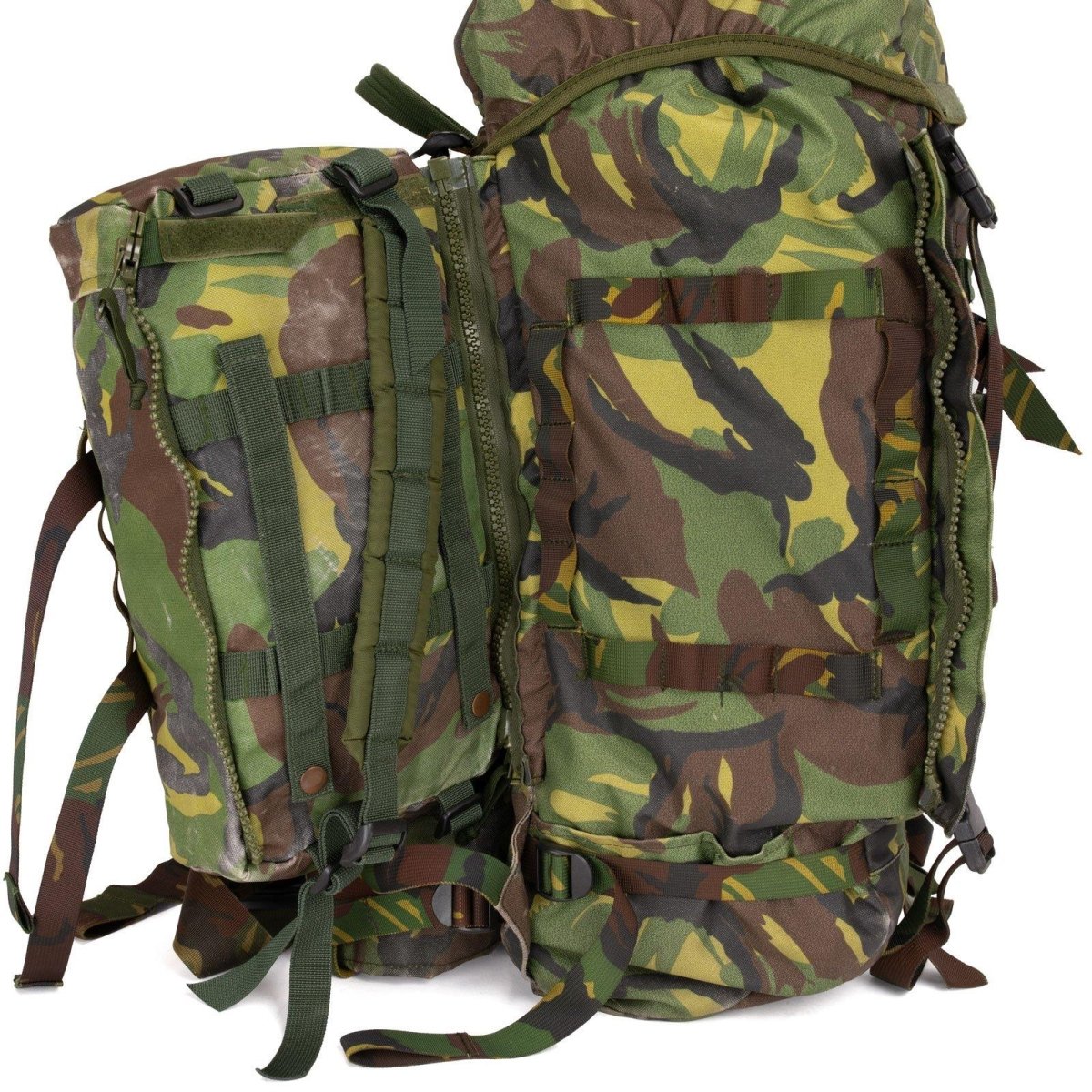 Genuino zaino dell'esercito olandese DPM Backpack da combattimento in bosco 60L Daypack tattico
