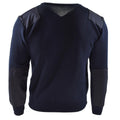Genuino maglione dell'esercito olandese blu jumper pullover militare per il collo rotondo del collo