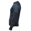 Autentico surplus militare olandese Pullover Pullover Pullover Caldo Zip Blue Sighi