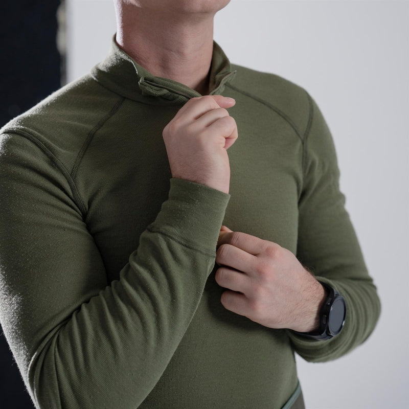 Genuine Dutch Military underwear thermal shirts base layer long sleeve high neck - GoMilitar