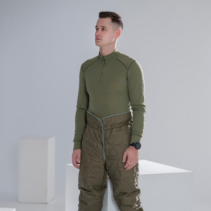 Genuine Dutch Military underwear thermal shirts base layer long sleeve high neck - GoMilitar