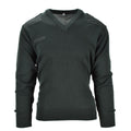 Genuino maglione olandese Pullover Pullover Commando Jumper Dark Green V-Neck Men Nuovi