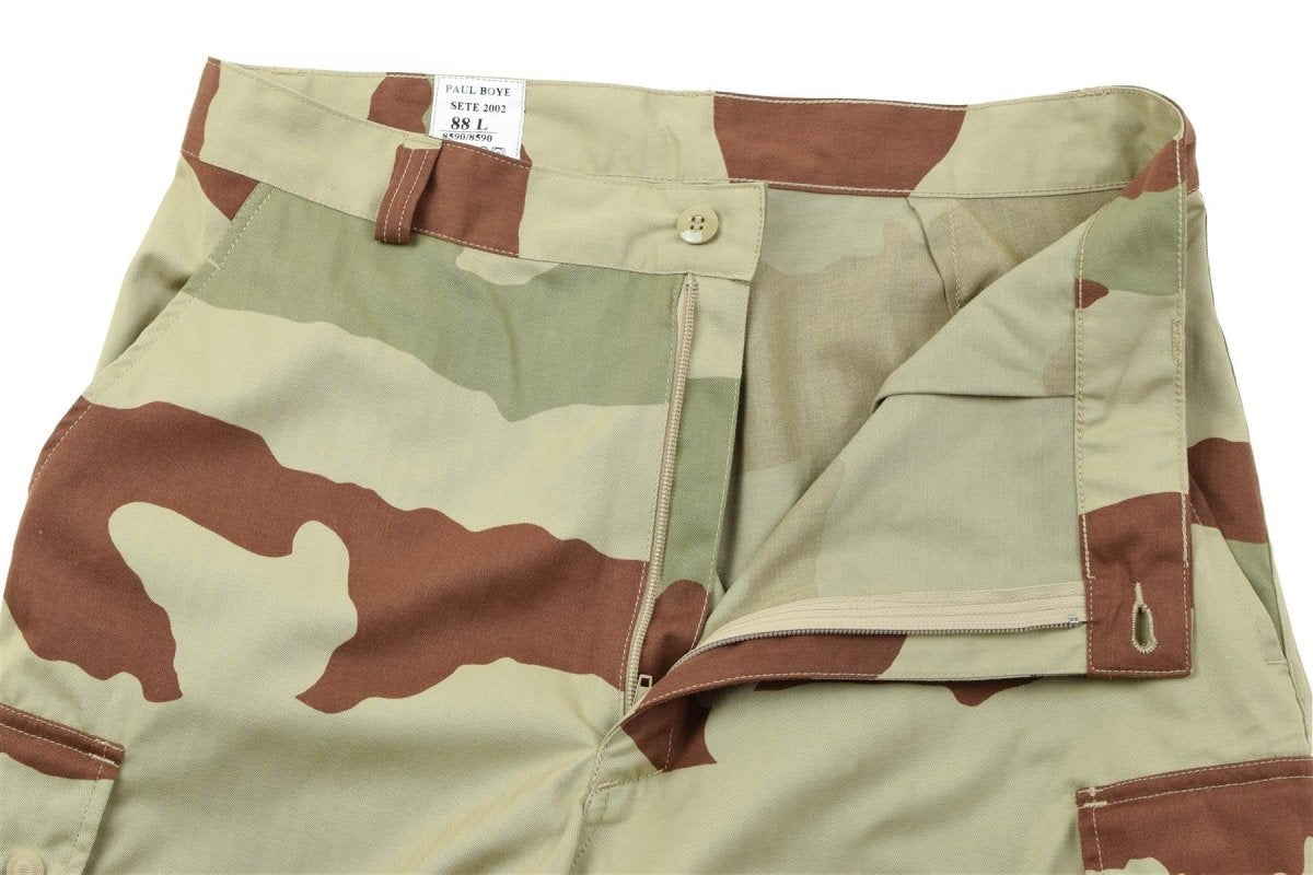 Guidi pantaloni dell'esercito francese F2 Combat Deserto Camo France Pantaloni militari Nuovi